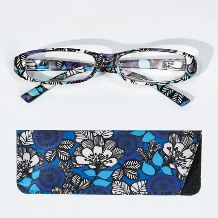 +2.00 Mavi Etnik Desenli