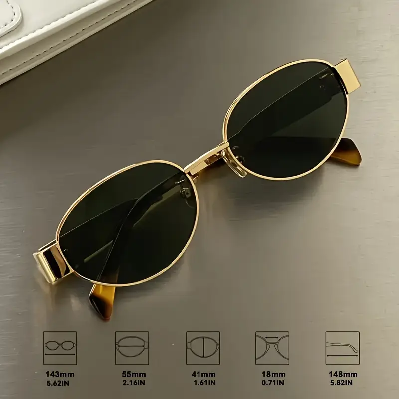 Oval Güneş Gözlüğü