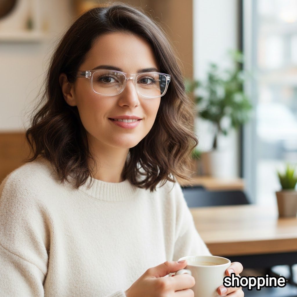 1 numara, 1.50 numara, 2 numara, 2.5 numara şeffaf gözlük kadın