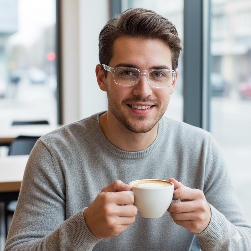 Şeffaf numaralı Gözlük erkek 1 numara, 1.50 numara, 2 numara, 2.5 numara şeffaf gözlük