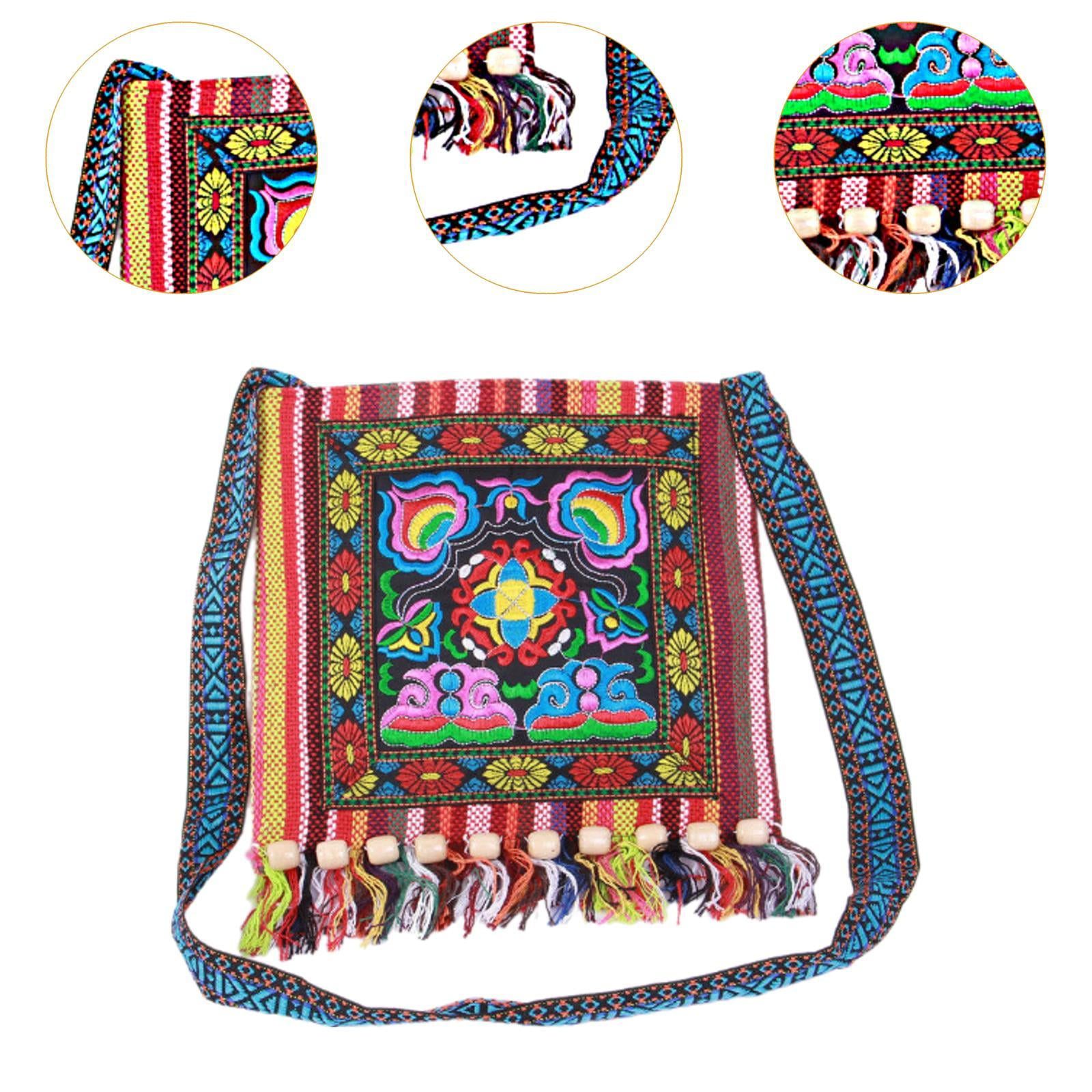 Etnik Bohem Çanta | Püsküllü Otantik Crossbody Çanta Modelleri - Otantik Çanta etnik desenli