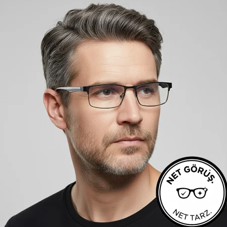 2.5 numara okuma gözlüğü metal çerçeve